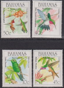 1989 Bahamas Humming Birds complete set MNH Sc# 668 / 671 CV $18.50