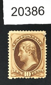 MOMEN: US STAMPS # 161 MINT OG H LOT # 20386