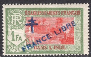 FRENCH INDIA SCOTT 165