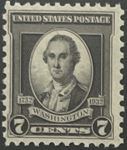 Scott #712 1932 7¢ Washington Bicentennial MNH OG