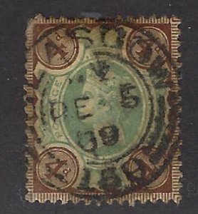 Great Britain SC#116 Used F-VF...Fill Great spots!