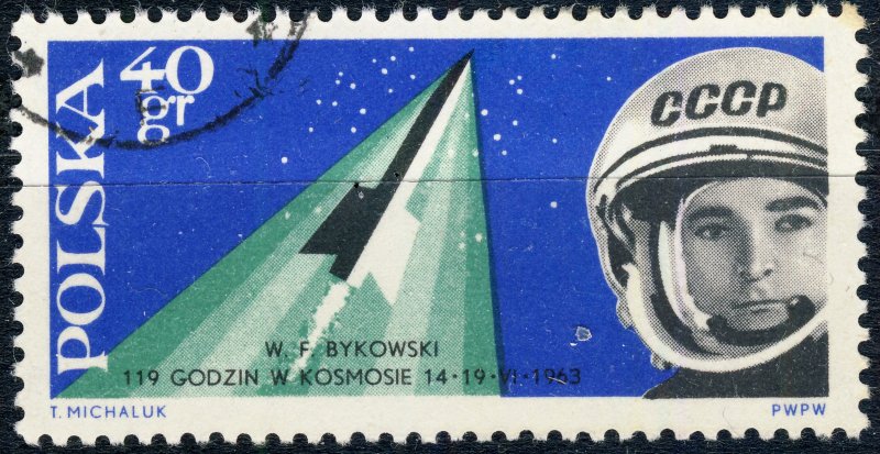 POLAND / POLEN - 1963 Mi.1415 Walerij Bykowskij „Vostok 5“ - VF Used (b)