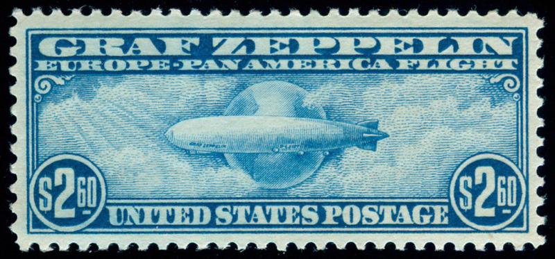 MOMEN: US STAMPS #C15 MINT OG NH GRAF ZEPPELIN XF