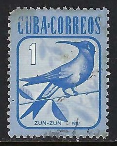 Cuba 2457 VFU BIRD FAUNA C550-2