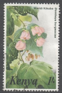 Kenya Scott 253 - SG263, 1983 Flowers 1/- used