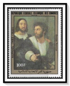 Comoro Islands #587 Raphael Paintings Set MNH