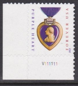 4704 Purple Heart MNH