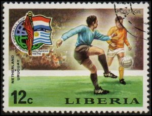 Liberia 679 - Cto - 12c FIFA World Cup Soccer (1974)