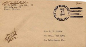 United States A.P.O.'s V-Mail 1944 [A.P.O. 15414] Assigned 1st B.P.O. Sutton ...