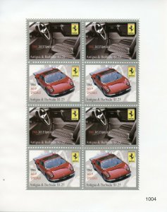 Antigua & Barbuda Cars Stamps 2010 MNH Ferrari 1966 365 P Speciale 8v M/S III