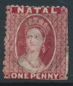 Natal 1863-65 SG 22x 1d Red Crown CC Watermark Reversed Used
