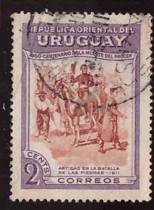 Uruguay Scott 588 Used stamp