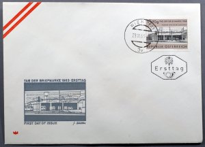 Austria #B305 First Day Cover Semi-Postal Stamp Day