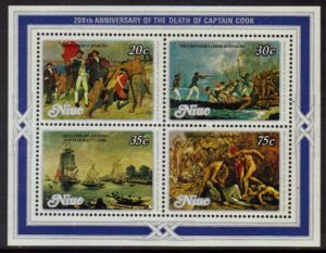 Niue #254a MNH Complete S/Sheet