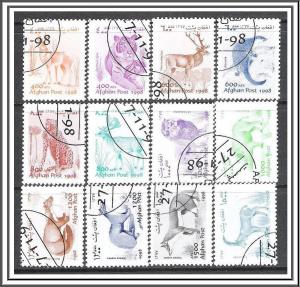 Afghanistan 1998 Unlisted Wildlife Complete Set of 12 CTO NH