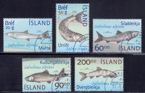 Iceland - Scott #970-974 - Used/CTO - SCV $14.75