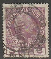 Austria 112, DEFINITIVE SET. USED. F-VF. (968)