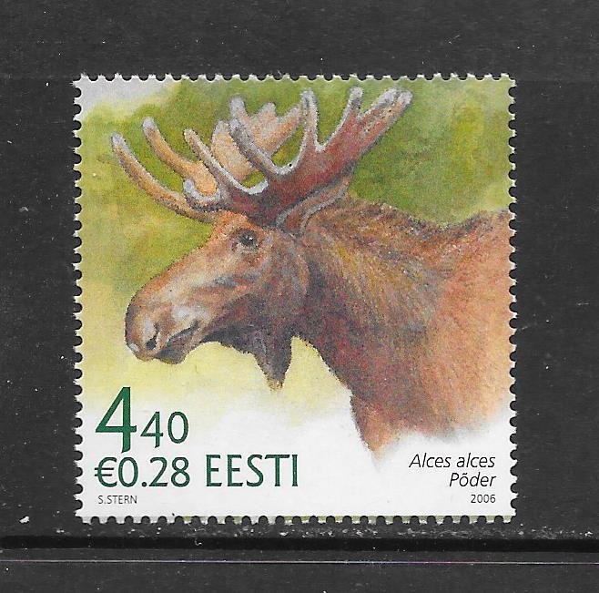 ESTONIA #534 MOOSE MNH