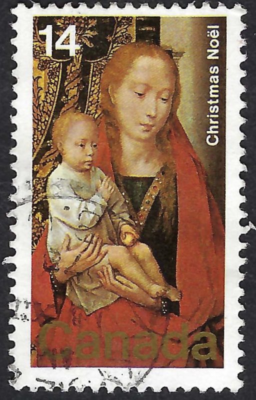 Canada #774 14¢ Christmas - Virgin & Child (1978). Used.