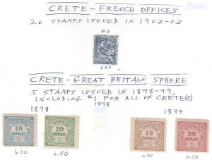 CRETE FR. & BRIT.) SCV 30.50 STARTS AT A LOW PRICE!