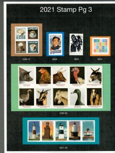 2021 Commemoritive & Definitive Year Set (111 Stamps) Ships with Tracking!!!