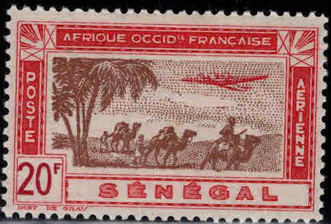 Senegal Scott C23 MH* Airmail stamp