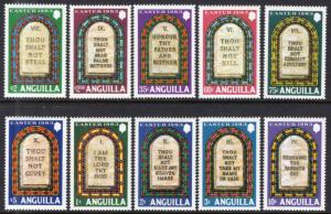 Anguilla 526-535 Easter MNH VF