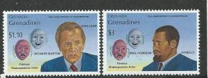 Grenada-Grenadines #1111 &1113 Actors (MNH) CV$4.50