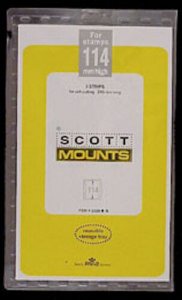 Scott/Prinz Pre-Cut Souvenir Sheets Small Panes Stamp Mounts 245x114 #1028 Clear