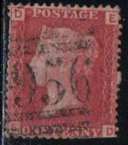 Great Britain 33 Plate 93, E-D