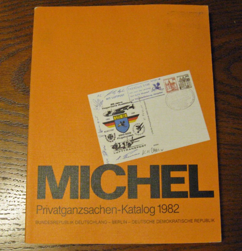 1982 Michel Privatganzsachen Katalog (Private Postal Stationery)