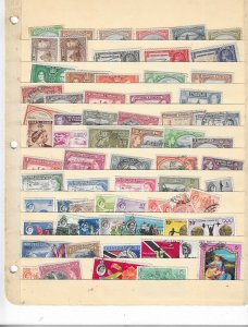 TRINIDAD & TOBAGO COLLECTION ON STOCK SHEET MINT/USED