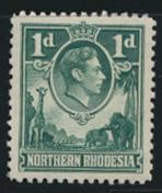 Northern Rhodesia  SG 28 SC# 28 MNH - see details