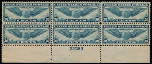 U.S. B.O.B. PLATE BLOCKS C24  Mint (ID # 118860)- L