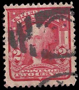 # 319 Used Carmine George Washington Type I VF+