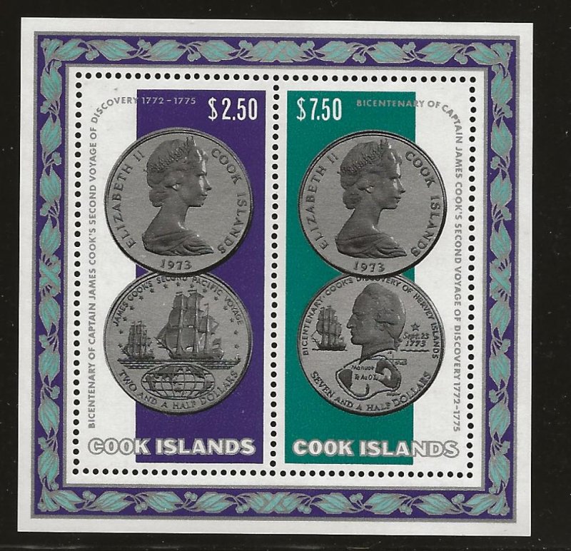 COOK ISLANDS SC# 407a  FVF/MNH