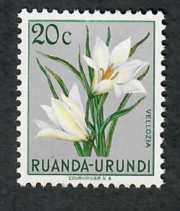 Ruanda-Urundi #116 MNH Flowers single