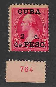 Cuba 222A Mint,OG,HR... SCV $6.00