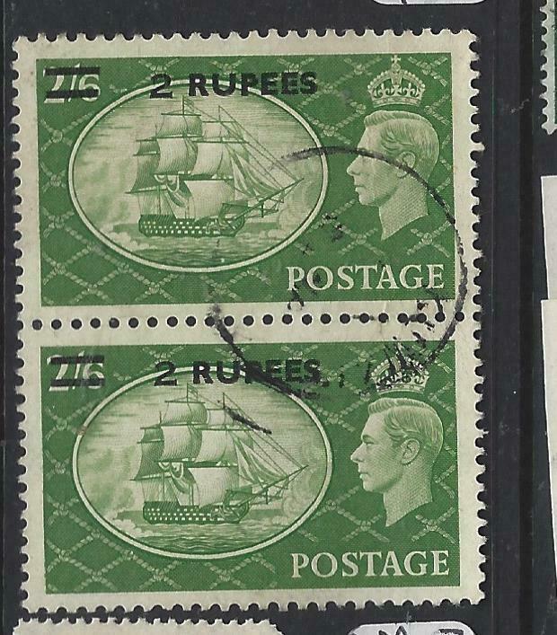 BR PO IN EASTERN ARABIA  MUSCAT(P1904B) ON GB KGVI 2R/2/6 SG 41  PR ABU DHABI VF