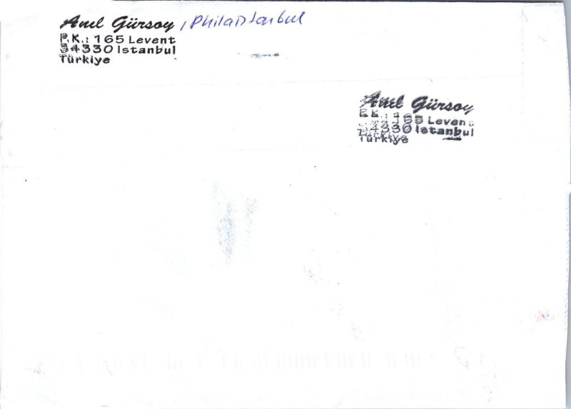 Turkey 2012 - Registered Mail - F70536