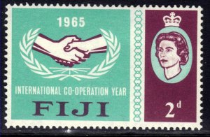 Fiji 1965 QE2 2d Intl Co Operation Year MM SG 343 ( L1186 )