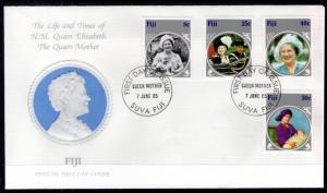 Fiji 531-534 Queen Mother U/A FDC