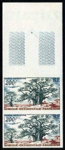 French Colonies, French West Africa YTPA 18-20 Cat€96, 1954 Air Post, set o...
