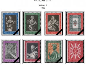 VATICAN CITY STAMP ALBUM PAGES 1921-2011 (191 PDF color illustrated pages)