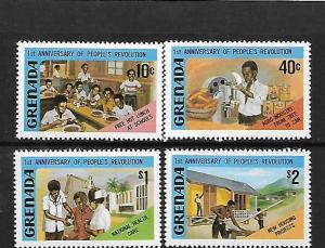 GRENADA, 990-993, MNH, FREE HOT SCHOOL LUNCHES