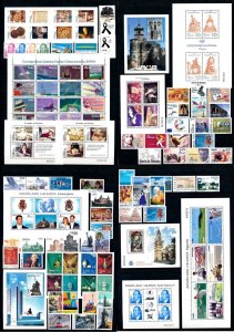 Spain 2004 Complete Year Set incl. souvenir sheets and carnets  MNH