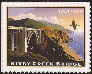 US Stamp - 2010 $18.30 Bixby Creek Bridge Express Mail Stamp #4439