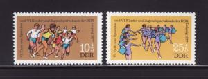 Germany DDR B183-B184 Set MNH Sports (A)