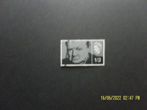 GB 1965 Sir Winston Churchill Stamp 1/3, VG franked