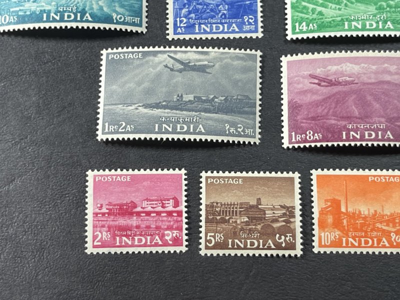 INDIA # 254-271--MINT NEVER/HINGED---COMPLETE SET-----1955